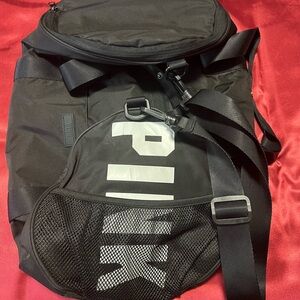 Black PINK brand duffle bag